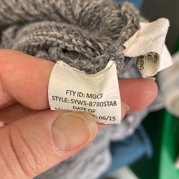 Citizen WOLF Shawl Neck Gray Cardigan Men’s Size Medium - Picture 15 of 15